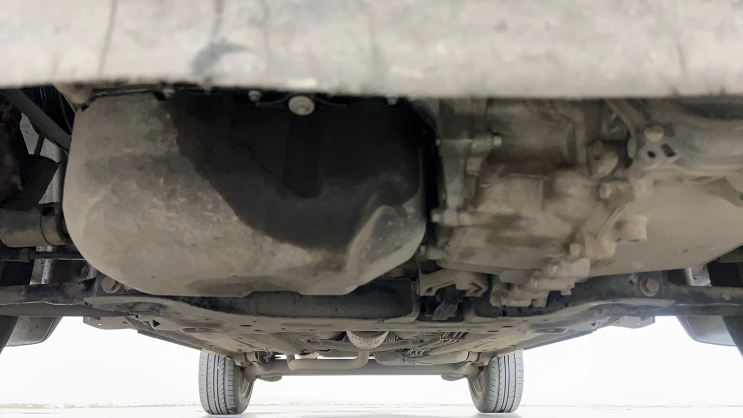 Used 2018 Ford EcoSport Titanium + 1.5L Ti-VCT AT Petrol Automatic extra FRONT LEFT UNDERBODY VIEW