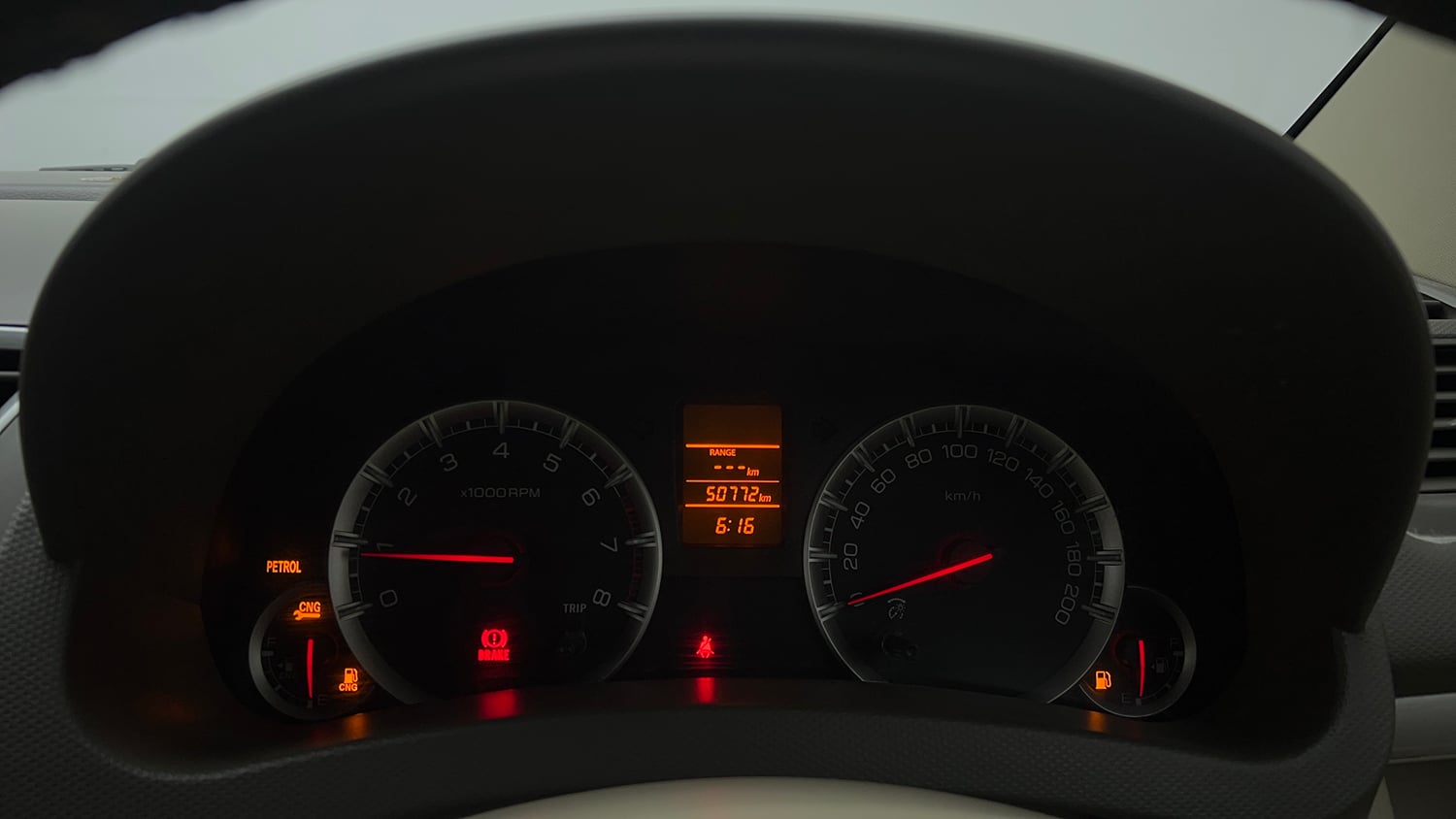 Used 2016 Maruti Suzuki Ertiga VXI CNG Cng Manual interior CLUSTERMETER VIEW