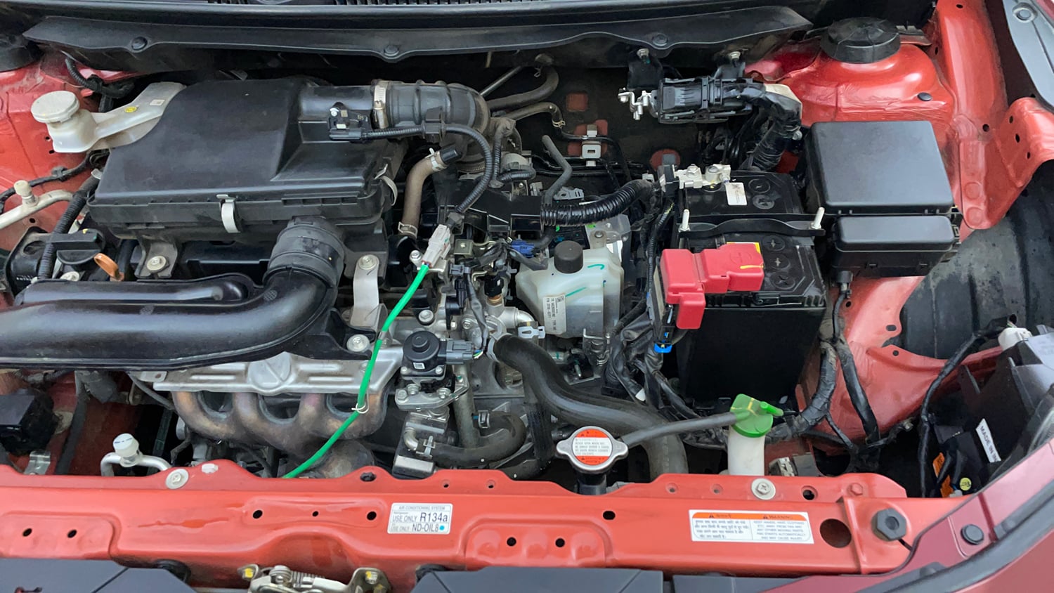 Used 2025 Toyota Glanza V AMT Petrol Automatic engine ENGINE LEFT SIDE VIEW