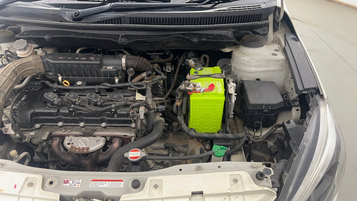 Used 2022 Maruti Suzuki Ciaz Alpha 1.5 Petrol Manual engine ENGINE LEFT SIDE VIEW