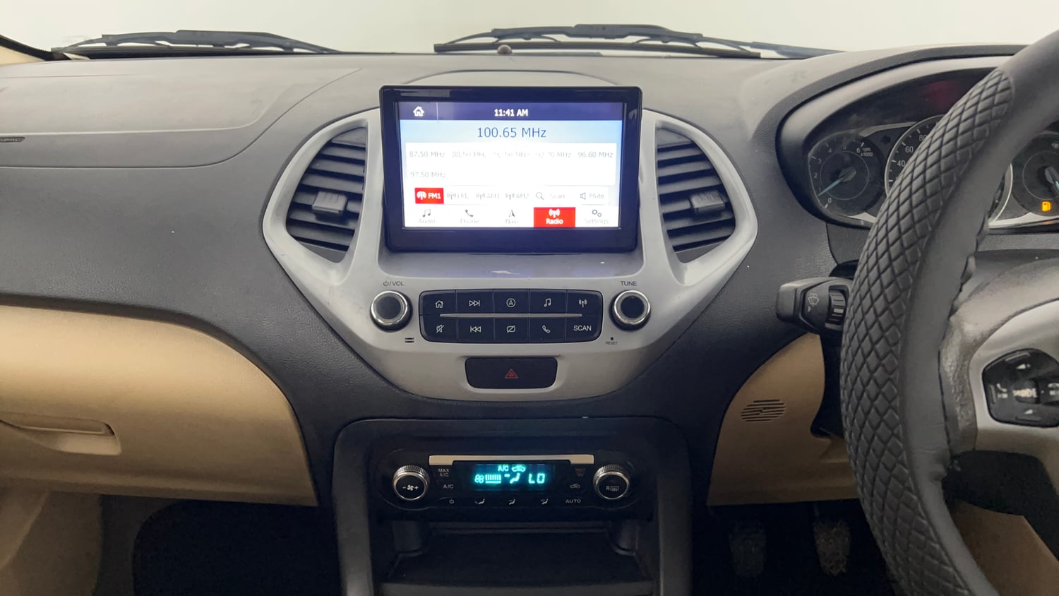 Used 2019 Ford Figo Aspire Trend Plus 1.5 TDCi Diesel Manual interior MUSIC SYSTEM & AC CONTROL VIEW