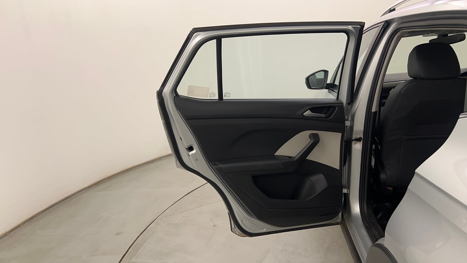 Used 2024 Volkswagen Taigun Topline 1.0 TSI AT Petrol Automatic interior LEFT REAR DOOR OPEN VIEW