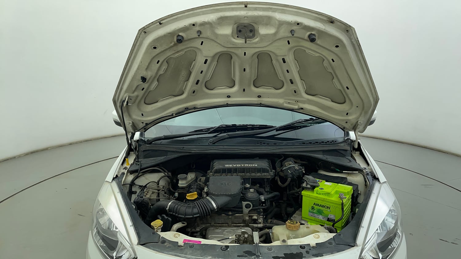 Used 2018 Tata Tiago Revotron XZ Petrol Manual engine ENGINE & BONNET OPEN FRONT VIEW