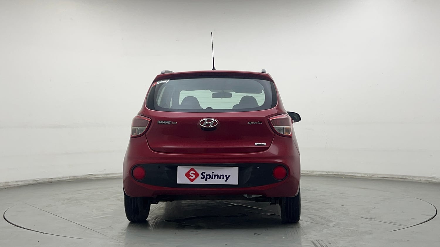 Used 2017 Hyundai Grand i10 Sportz (O) AT 1.2 Kappa VTVT Petrol Automatic exterior BACK VIEW
