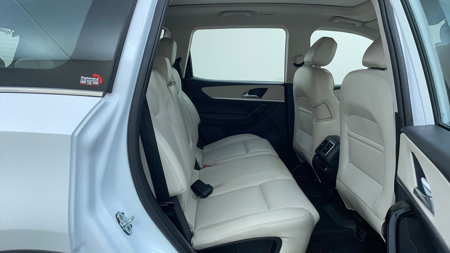 Used 2025 Mahindra XUV700 AX7 Petrol MT 7 STR Petrol Manual interior RIGHT SIDE REAR DOOR CABIN VIEW