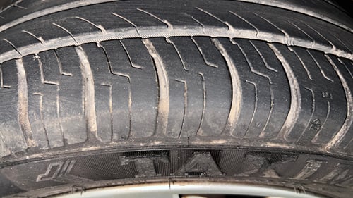 Used 2016 Skoda Rapid 1.6 MPI Ambition Petrol Manual tyres LEFT FRONT TYRE TREAD VIEW