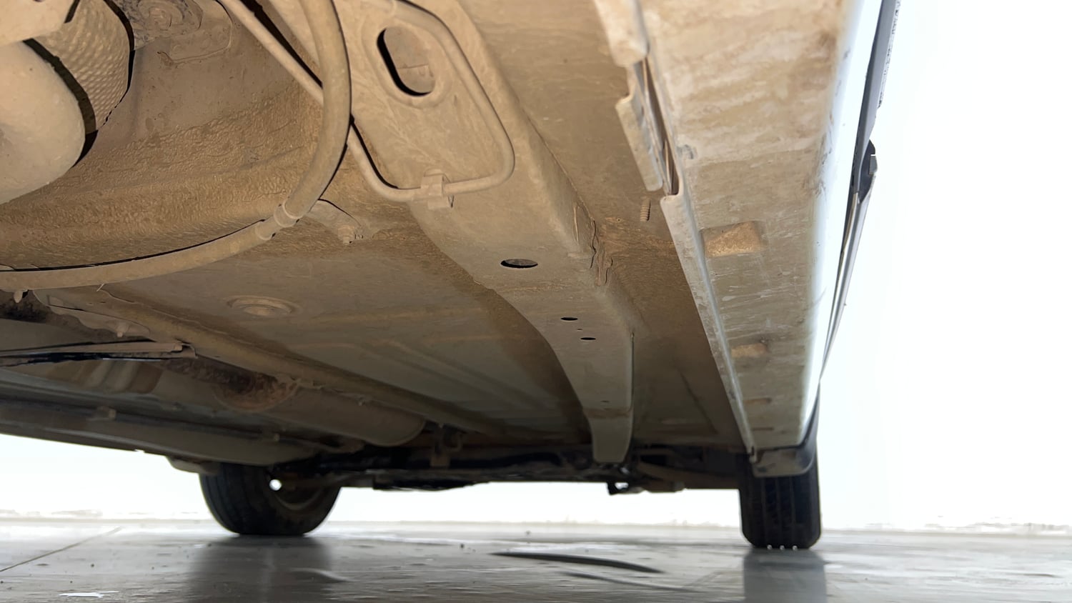 Used 2021 Maruti Suzuki Baleno Delta Petrol Manual extra REAR RIGHT UNDERBODY VIEW