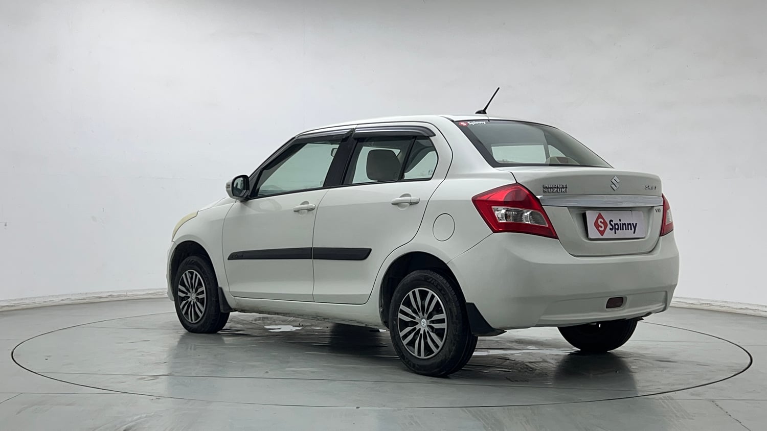 Used 2014 Maruti Suzuki Swift Dzire VXI Petrol Manual exterior LEFT REAR CORNER VIEW