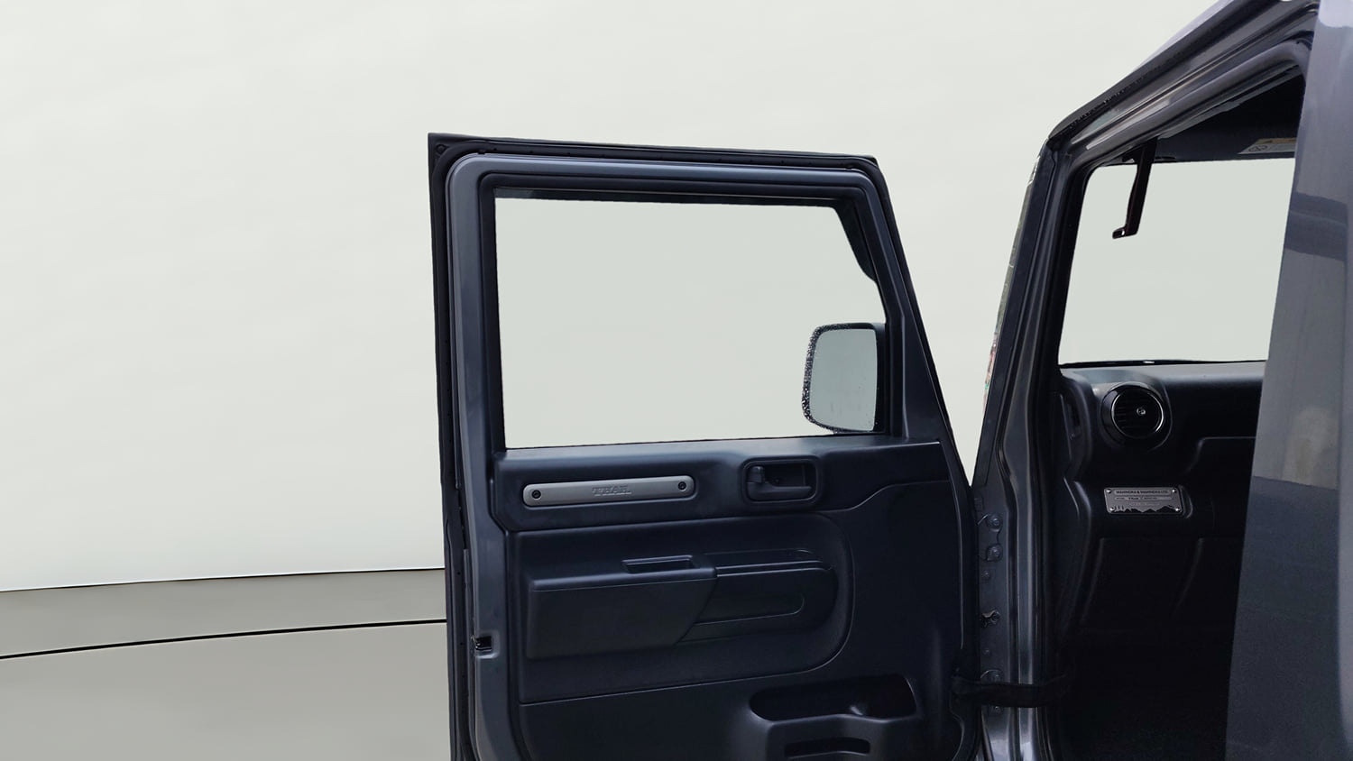 Used 2020 mahindra Thar LX Hard Top Petrol AT 4WD Petrol Automatic interior LEFT FRONT DOOR OPEN VIEW