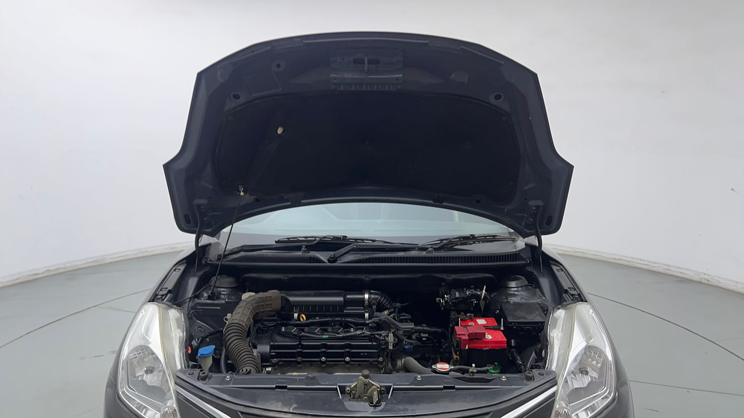 Used 2016 Maruti Suzuki Baleno Delta 1.2 Petrol Manual engine ENGINE & BONNET OPEN FRONT VIEW