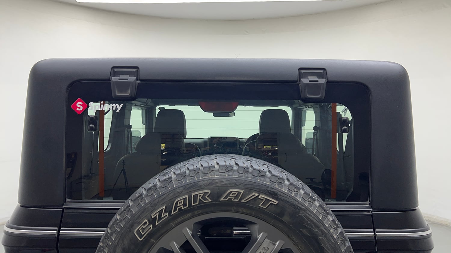 Used 2021 mahindra Thar LX Hard Top Petrol MT 4WD Petrol Manual exterior BACK WINDSHIELD VIEW
