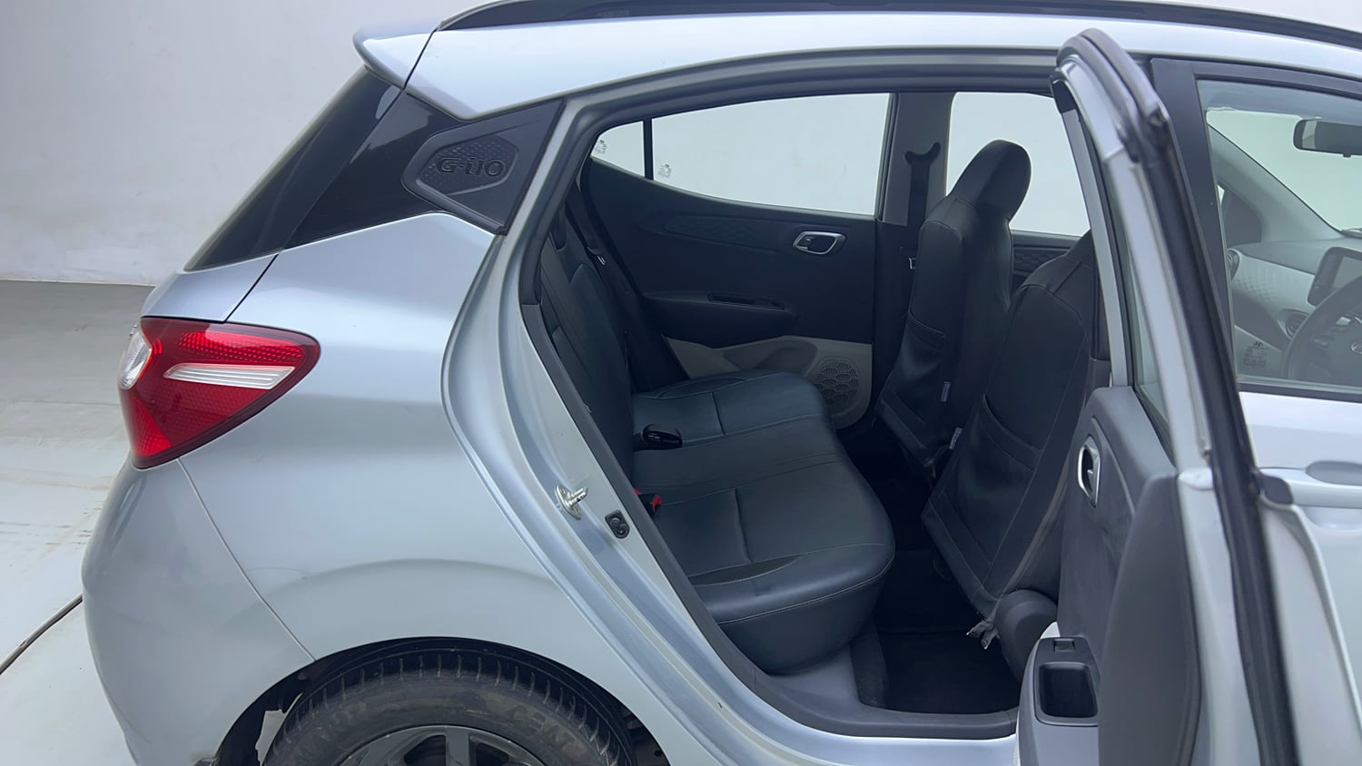 Used 2019 Hyundai Grand i10 Nios Sportz AMT 1.2 Kappa VTVT Petrol Automatic interior RIGHT SIDE REAR DOOR CABIN VIEW