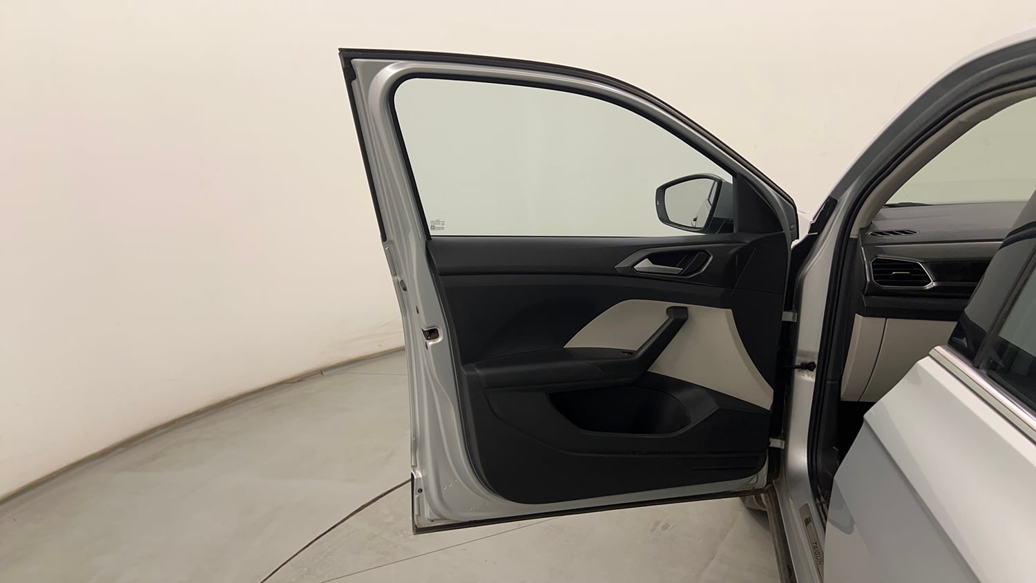 Used 2024 Volkswagen Taigun Topline 1.0 TSI AT Petrol Automatic interior LEFT FRONT DOOR OPEN VIEW