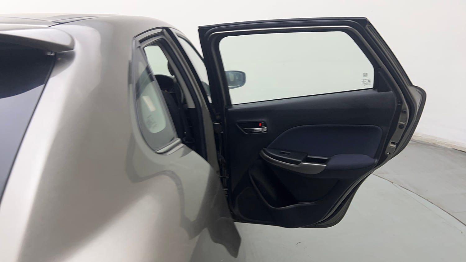 Used 2021 Maruti Suzuki Baleno Zeta Petrol Manual interior RIGHT REAR DOOR OPEN VIEW
