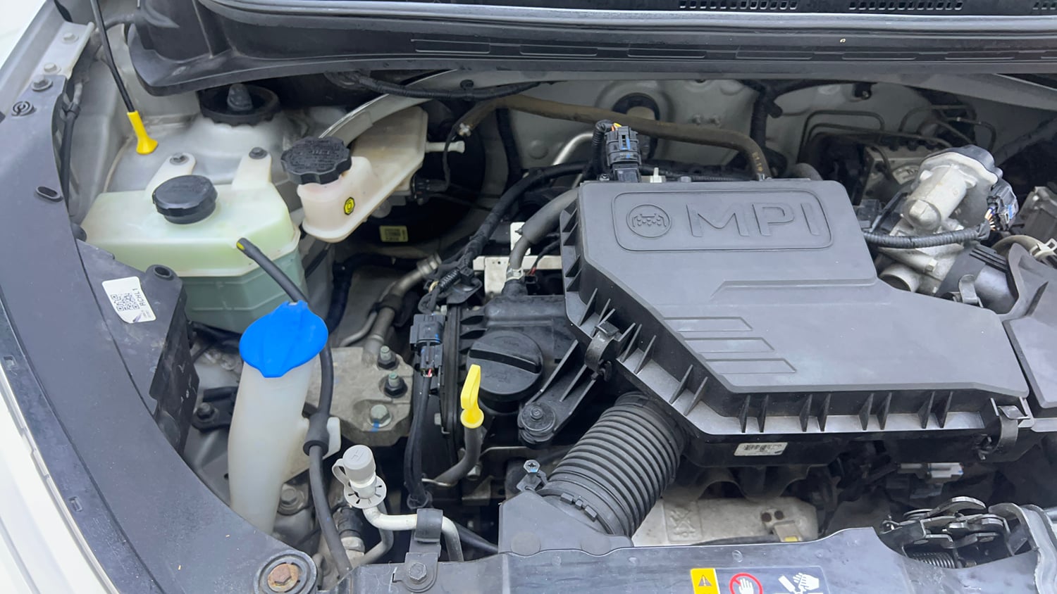 Used 2019 Hyundai Santro Sportz AMT Petrol Automatic engine ENGINE RIGHT SIDE VIEW