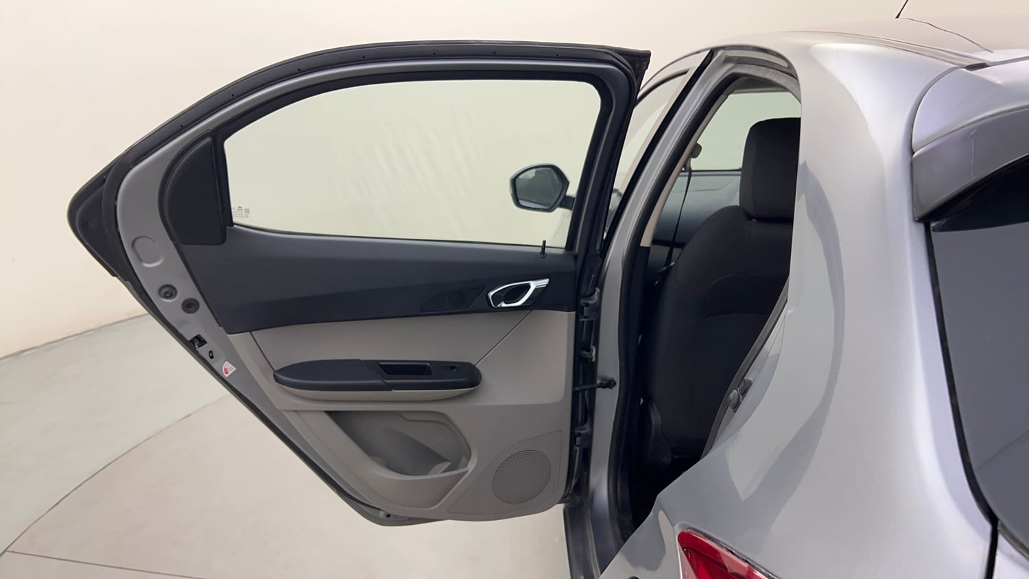 Used 2018 Tata Tiago Revotron XZ w/o Alloy Petrol Manual interior LEFT REAR DOOR OPEN VIEW