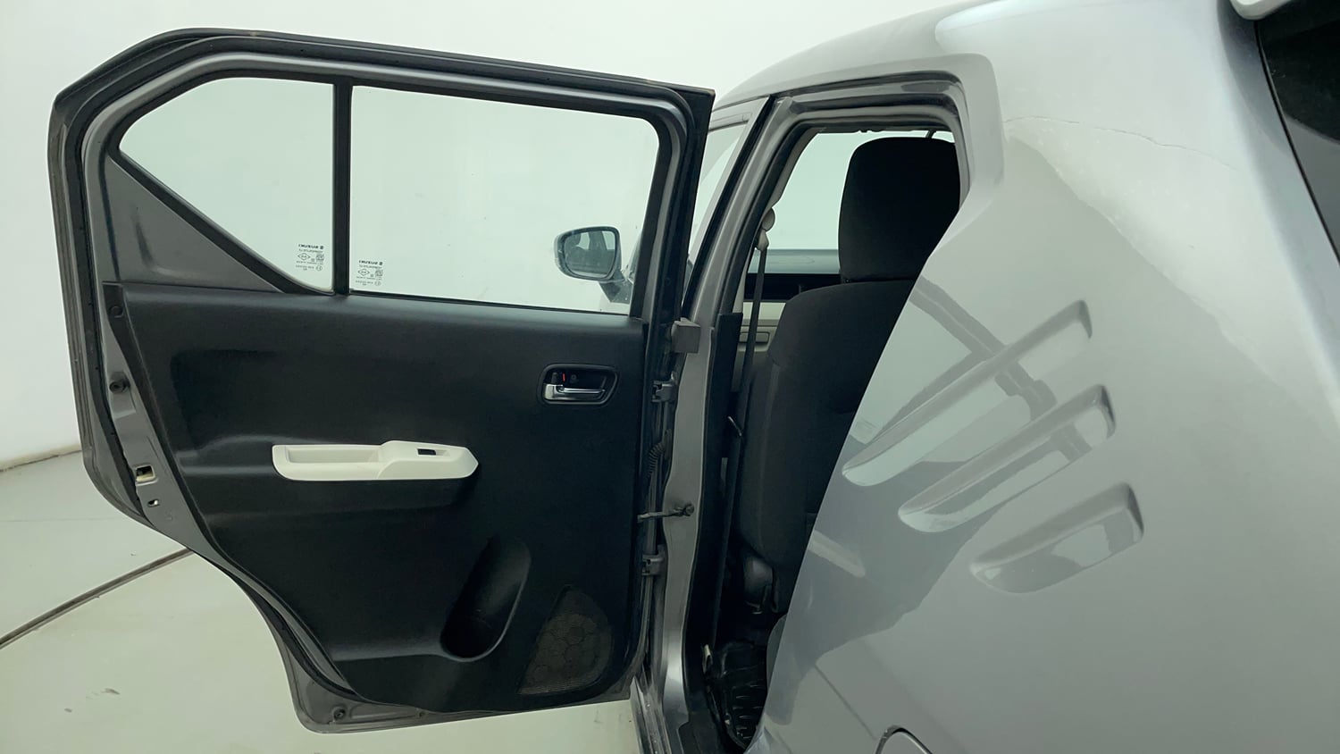 Used 2017 Maruti Suzuki Ignis Zeta 1.3 AMT Diesel Diesel Automatic interior LEFT REAR DOOR OPEN VIEW