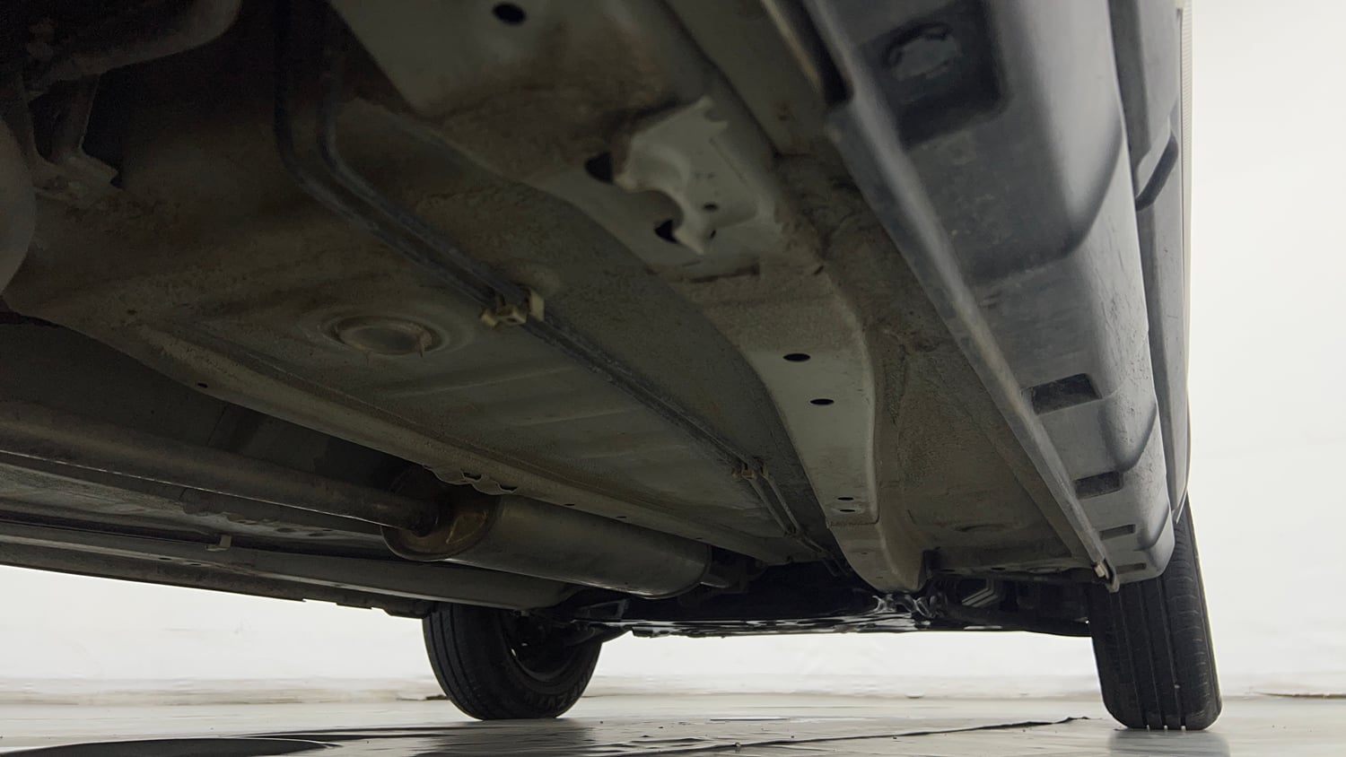 Used 2023 Maruti Suzuki S-Presso VXi Plus (O) AMT Petrol Automatic extra REAR RIGHT UNDERBODY VIEW