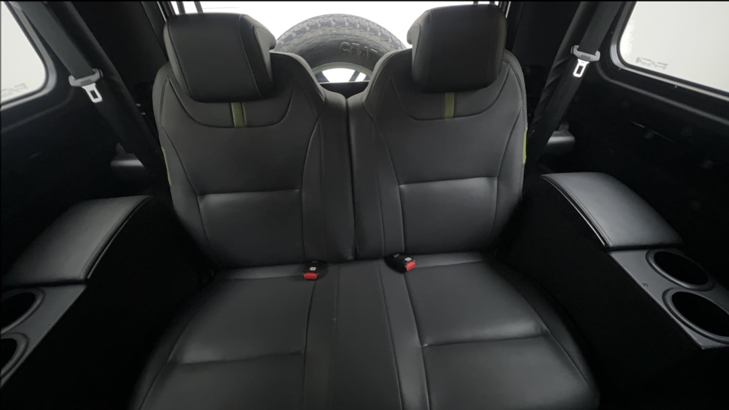 Used 2021 mahindra Thar LX Hard Top Petrol MT 4WD Petrol Manual interior REAR SEAT CONDITION VIEW