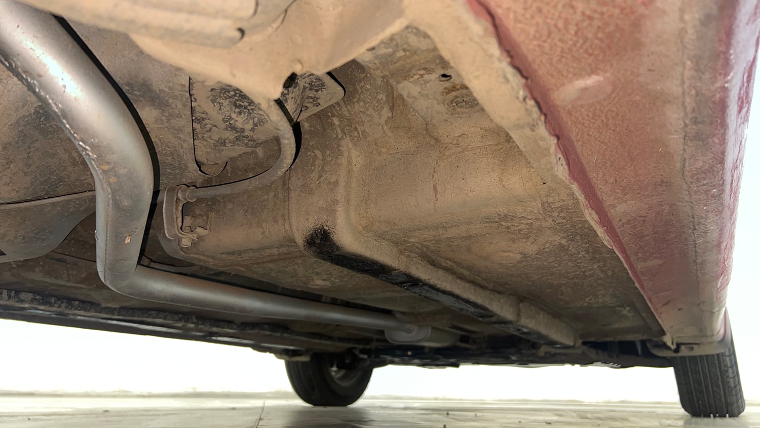 Used 2017 Hyundai Grand i10 Sportz (O) AT 1.2 Kappa VTVT Petrol Automatic extra REAR RIGHT UNDERBODY VIEW