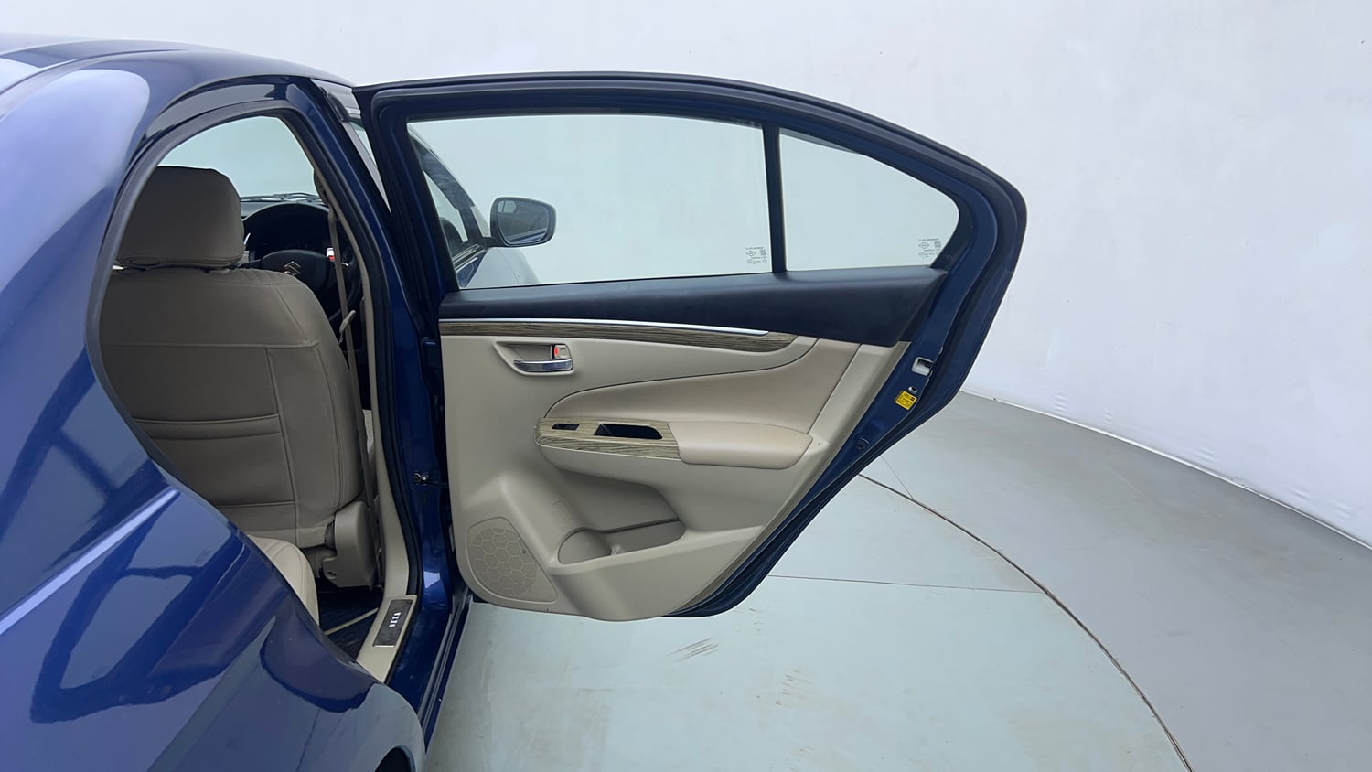 Used 2021 Maruti Suzuki Ciaz Zeta 1.5 AT Petrol Automatic interior RIGHT REAR DOOR OPEN VIEW
