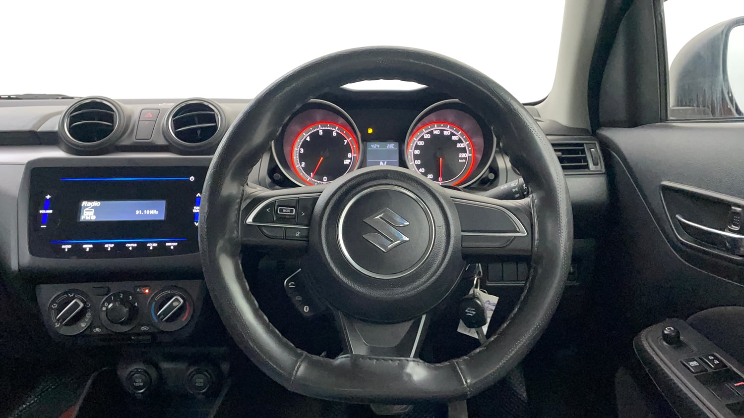 Used 2022 Maruti Suzuki Swift VXi AMT Petrol Automatic interior STEERING VIEW