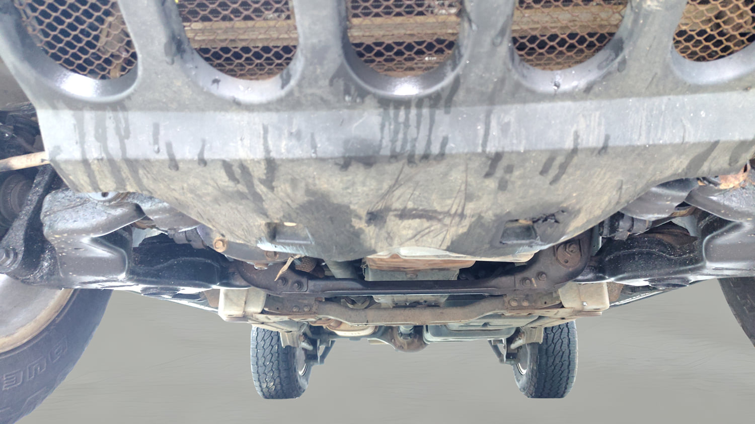 Used 2020 mahindra Thar LX Hard Top Petrol AT 4WD Petrol Automatic extra FRONT LEFT UNDERBODY VIEW