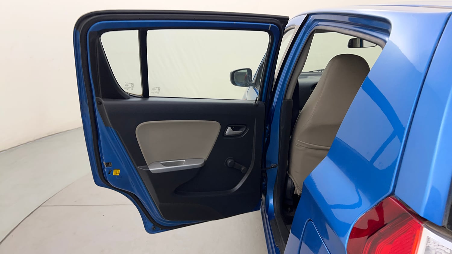 Used 2015 Maruti Suzuki Alto K10 VXi AMT Petrol Automatic interior LEFT REAR DOOR OPEN VIEW