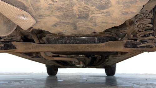 Used 2025 Renault Kiger RXZ Turbo CVT Petrol Automatic extra REAR UNDERBODY VIEW (TAKEN FROM REAR)