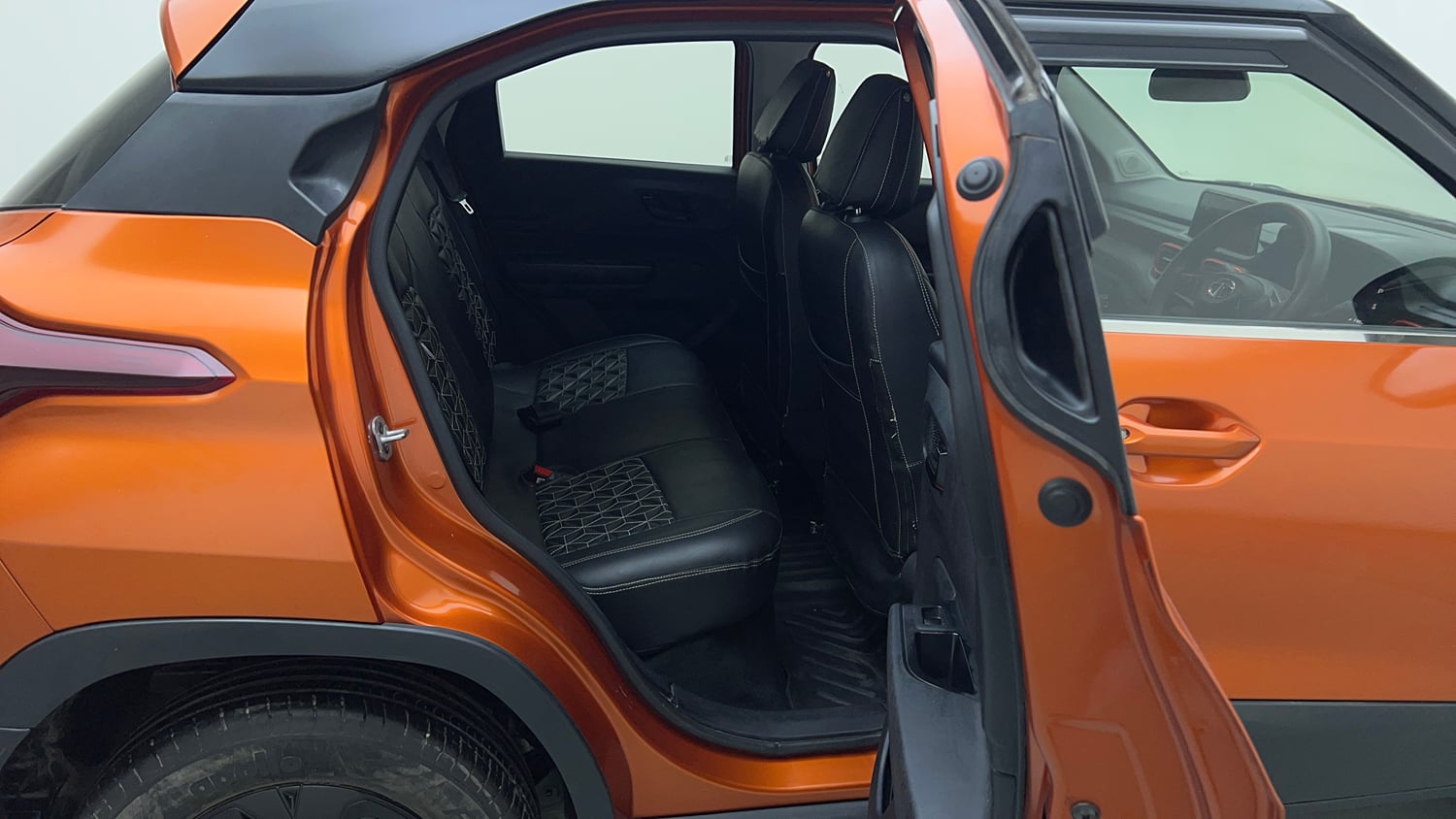 Used 2022 Tata Punch Adventure MT Petrol Manual interior RIGHT SIDE REAR DOOR CABIN VIEW