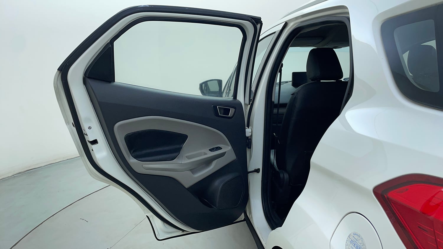 Used 2017 Ford EcoSport Titanium 1.5L TDCi Diesel Manual interior LEFT REAR DOOR OPEN VIEW