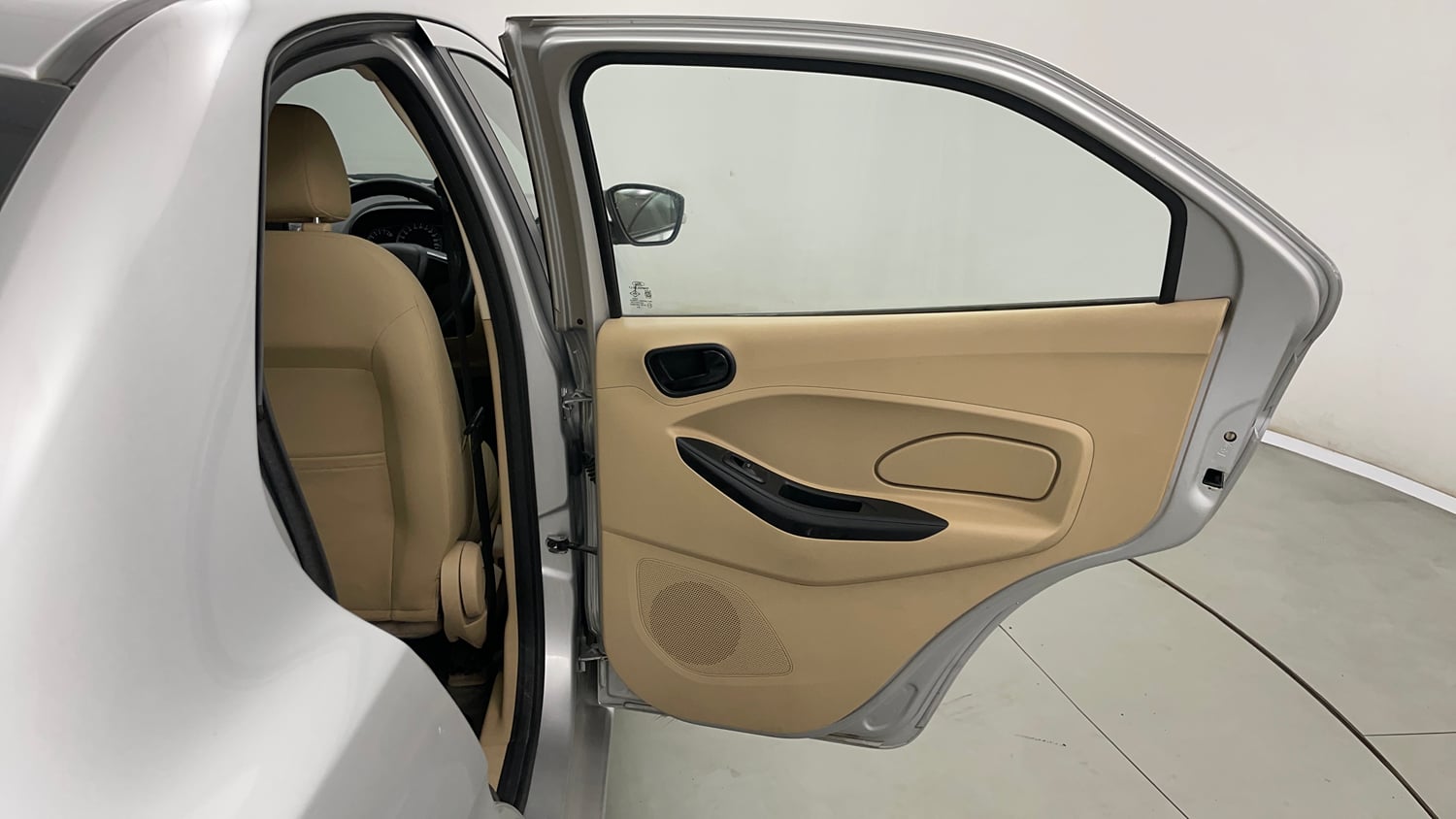 Used 2019 Ford Figo Aspire Titanium 1.2 Ti-VCT Petrol Manual interior RIGHT REAR DOOR OPEN VIEW