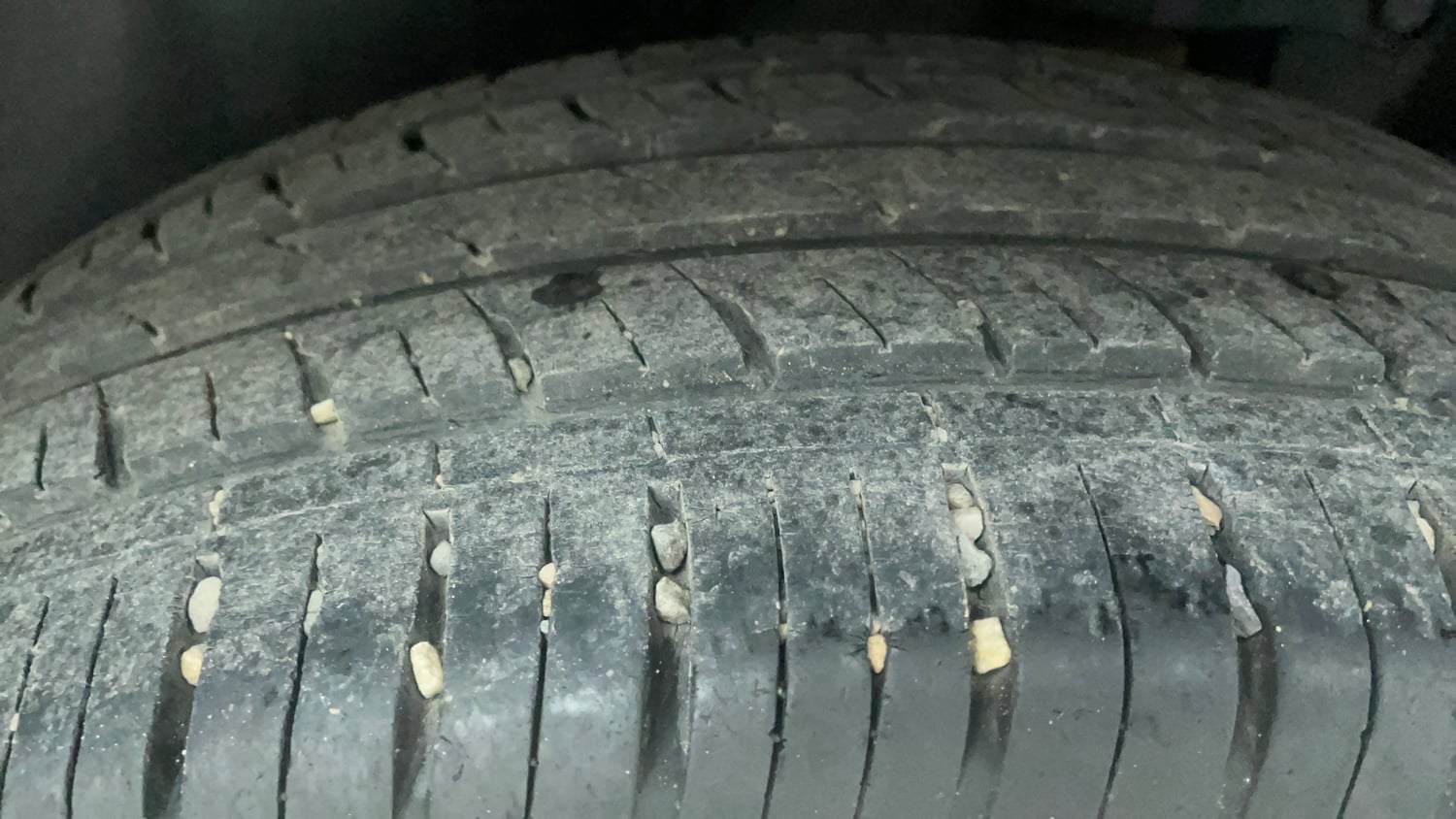 Used 2021 Tata Harrier XT Plus Dark Edition Diesel Manual tyres RIGHT REAR TYRE TREAD VIEW