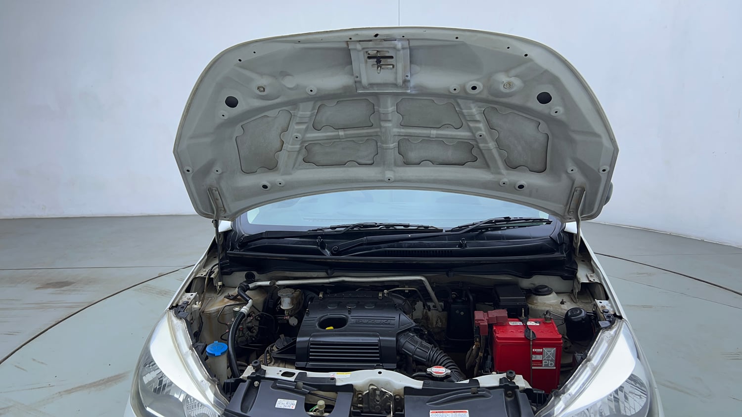 Used 2014 Maruti Suzuki Celerio VXi Petrol Manual engine ENGINE & BONNET OPEN FRONT VIEW