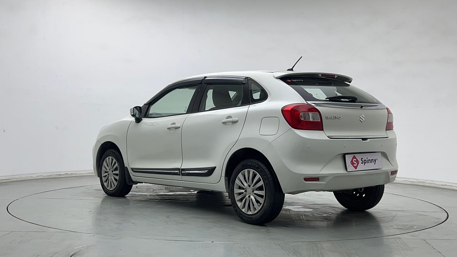 Used 2021 Maruti Suzuki Baleno Delta Petrol Manual exterior LEFT REAR CORNER VIEW
