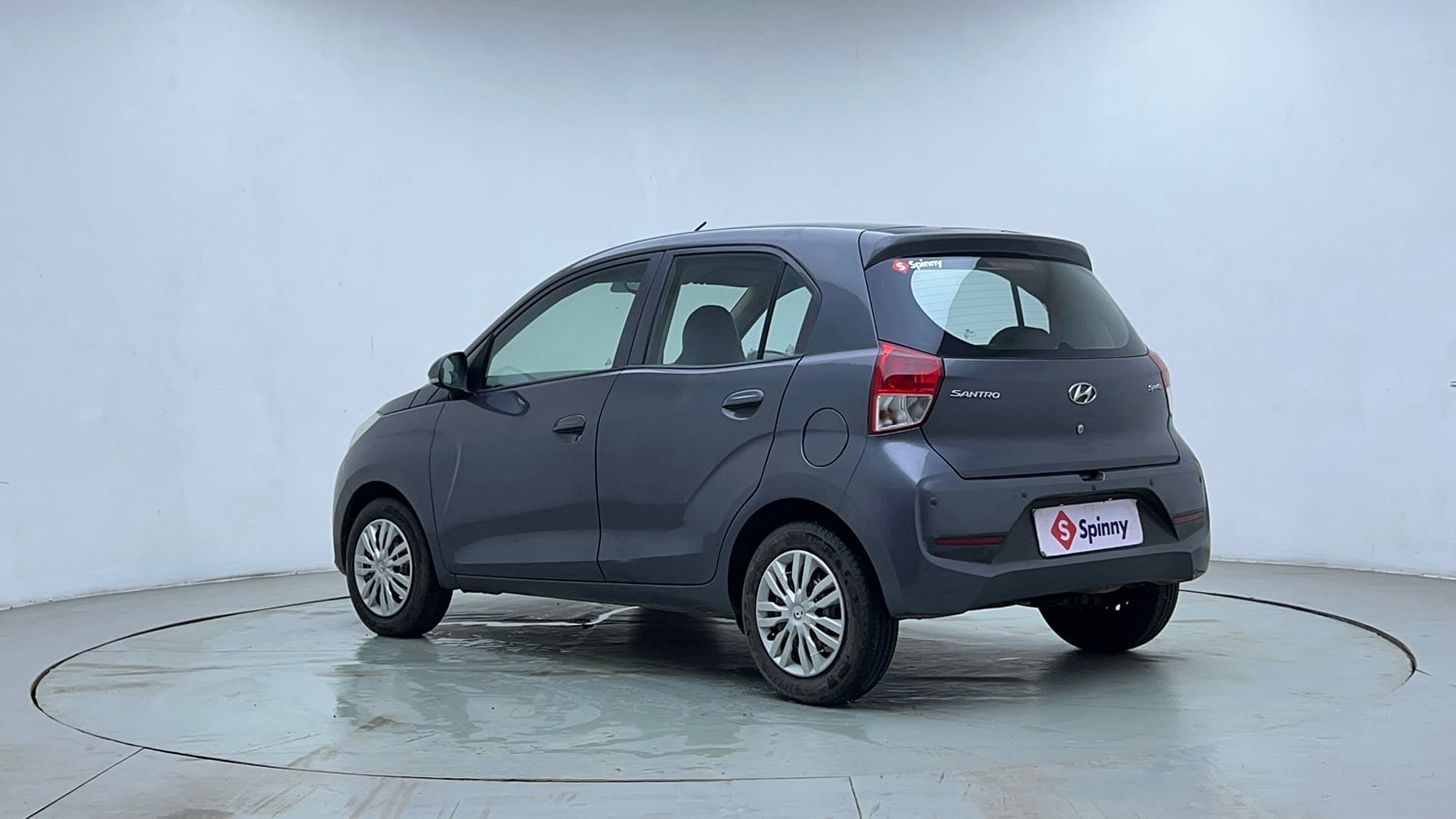 Used 2019 Hyundai Santro Sportz CNG Cng Manual exterior LEFT REAR CORNER VIEW