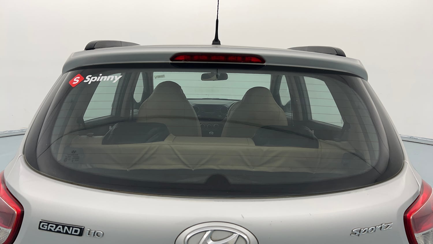 Used 2016 Hyundai Grand i10 Sportz 1.2 Kappa VTVT Petrol Manual exterior BACK WINDSHIELD VIEW