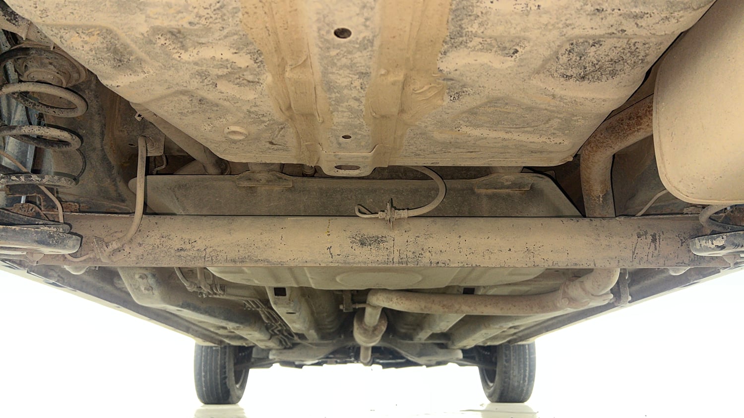 Used 2020 Tata Nexon XZ Petrol Manual extra REAR UNDERBODY VIEW (TAKEN FROM REAR)