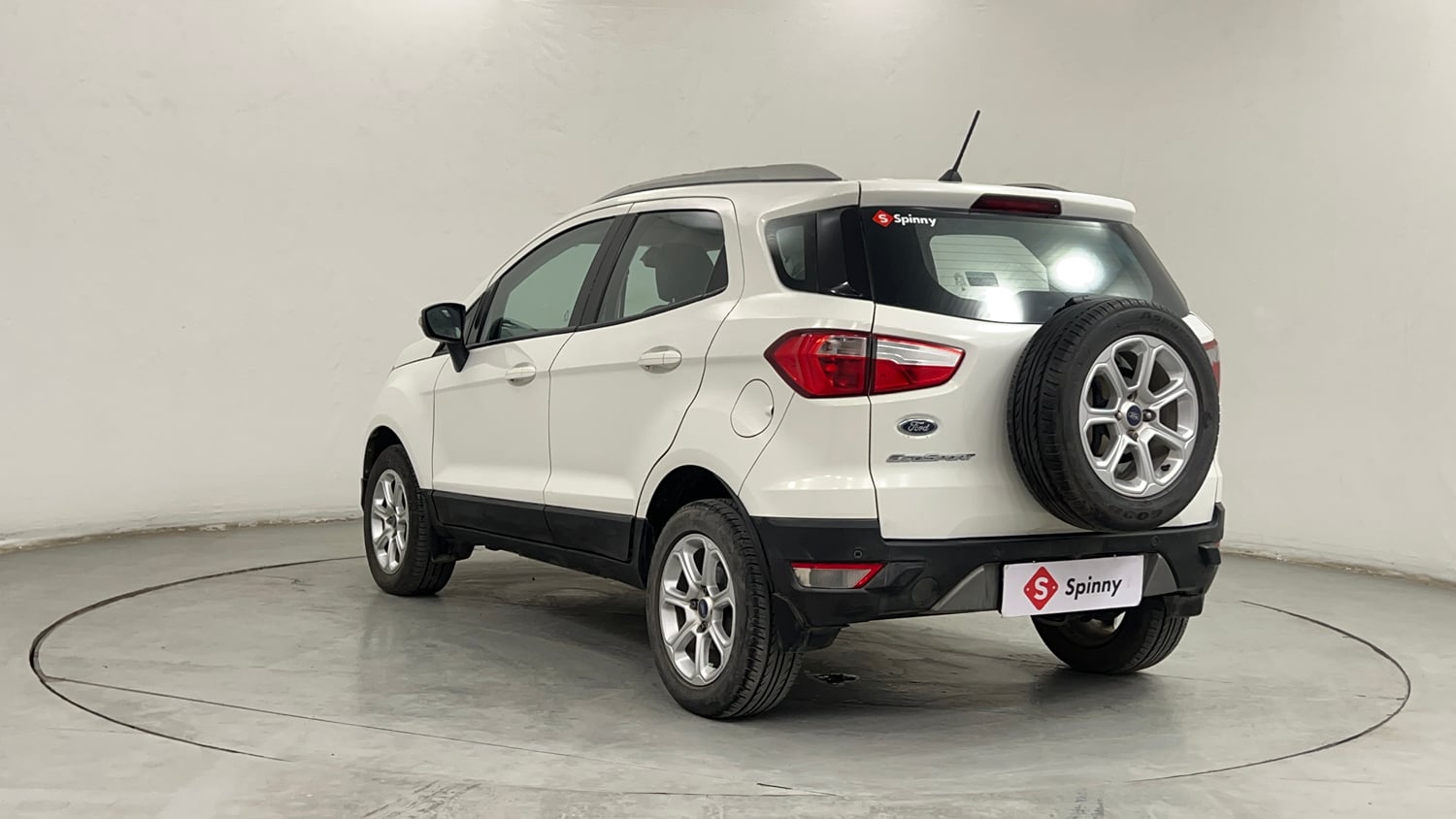 Used 2018 Ford EcoSport Titanium + 1.5L Ti-VCT AT Petrol Automatic exterior LEFT REAR CORNER VIEW