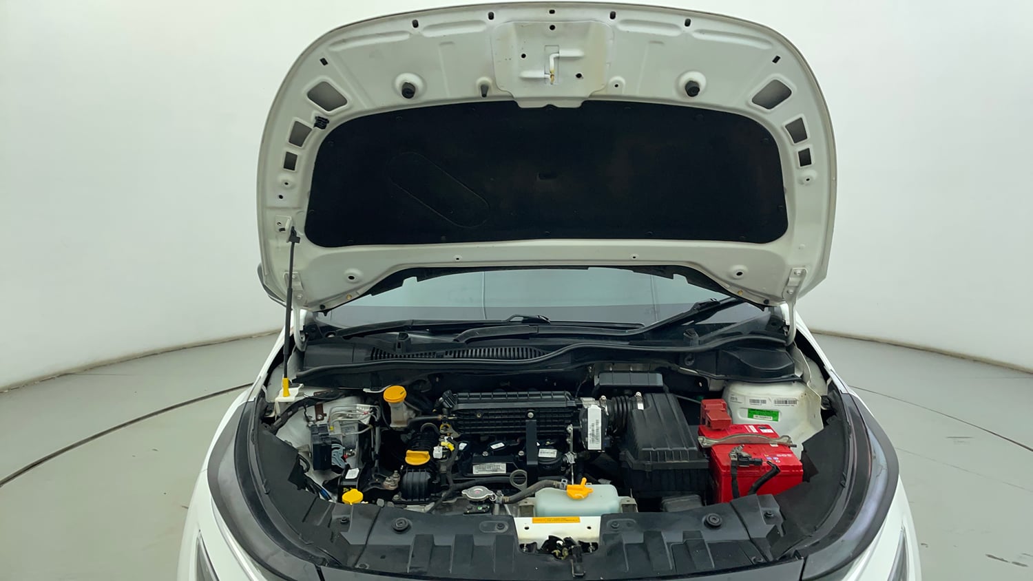 Used 2023 Tata Altroz XZA Petrol Petrol Automatic engine ENGINE & BONNET OPEN FRONT VIEW