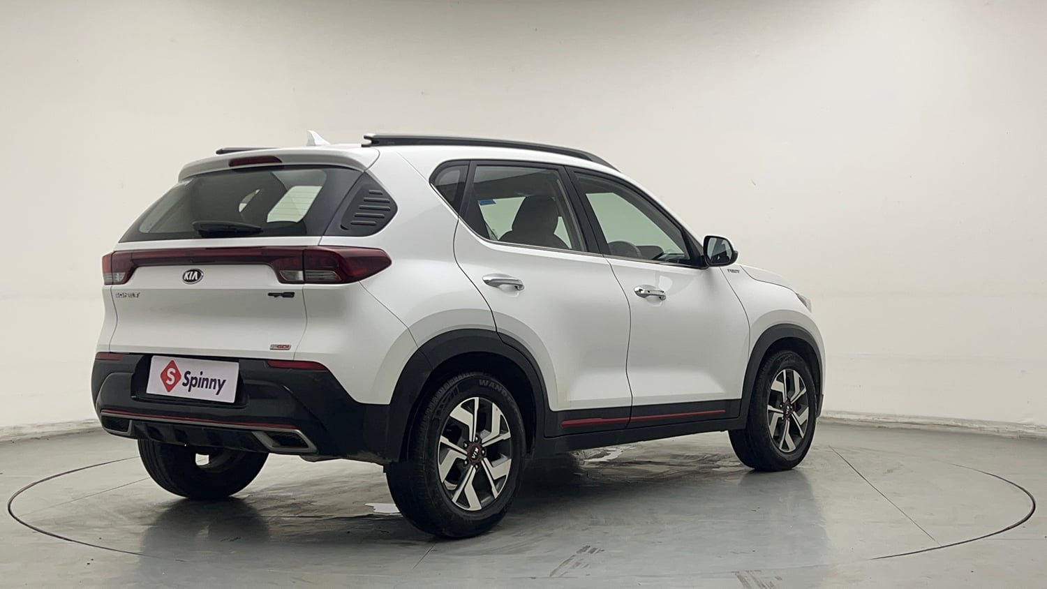 Used 2021 Kia Sonet GTX Plus 1.0 DCT Petrol Automatic exterior RIGHT REAR CORNER VIEW