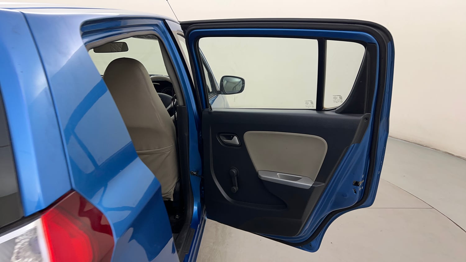 Used 2015 Maruti Suzuki Alto K10 VXi AMT Petrol Automatic interior RIGHT REAR DOOR OPEN VIEW