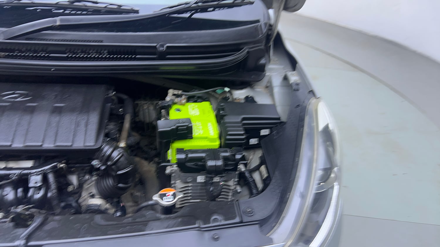 Used 2019 Hyundai Grand i10 Nios Sportz AMT 1.2 Kappa VTVT Petrol Automatic engine ENGINE LEFT SIDE VIEW