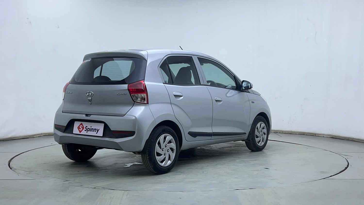 Used 2019 Hyundai Santro Sportz AMT Petrol Automatic exterior RIGHT REAR CORNER VIEW