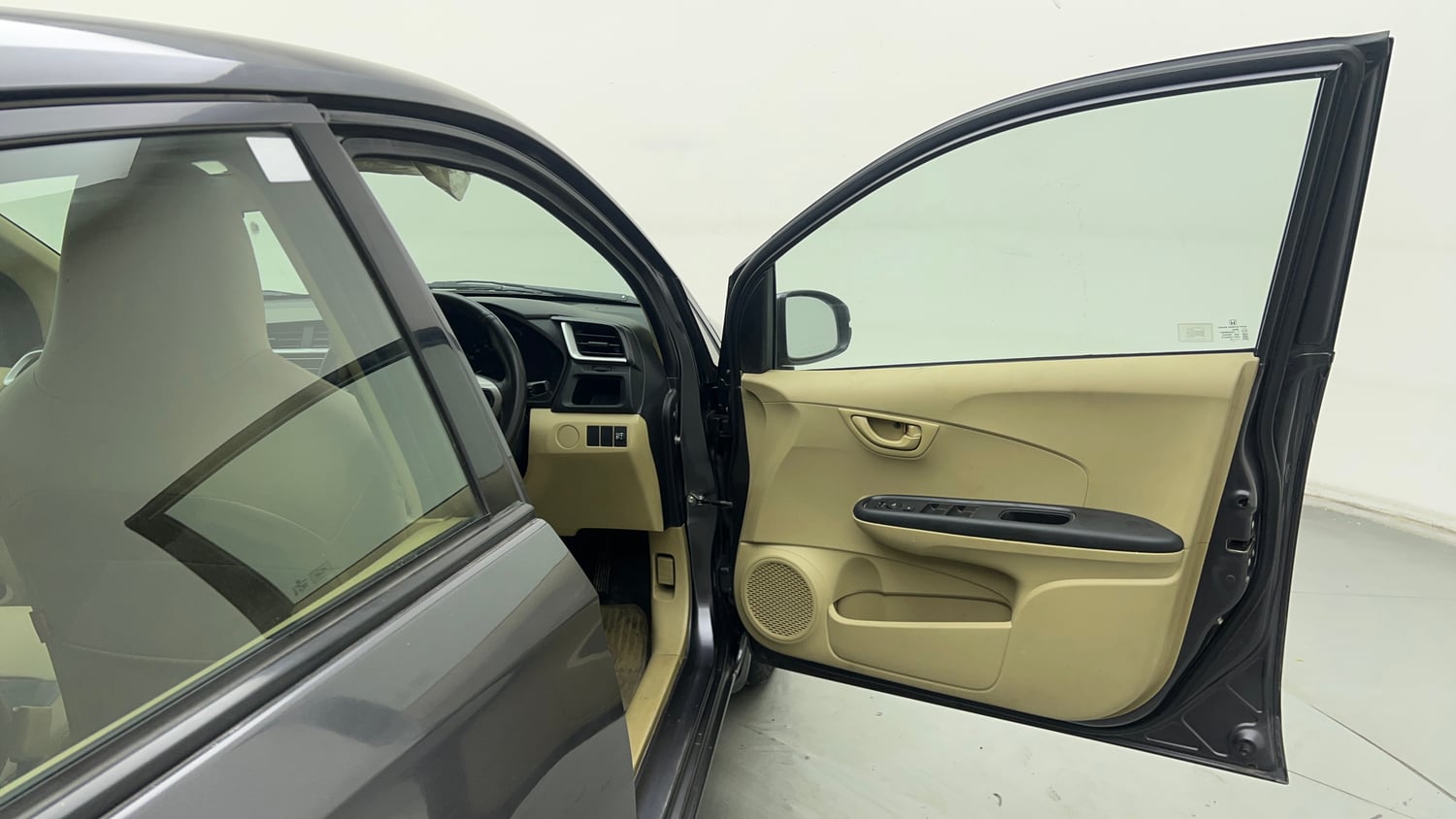 Used 2017 Honda Amaze 1.2 S i-VTEC Petrol Manual interior RIGHT FRONT DOOR OPEN VIEW