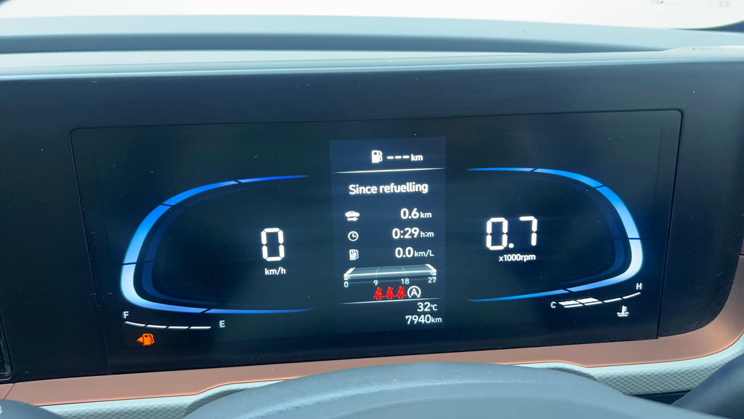 Used 2024 Hyundai Creta 1.5 MPi Petrol MT E Petrol Manual interior CLUSTERMETER VIEW