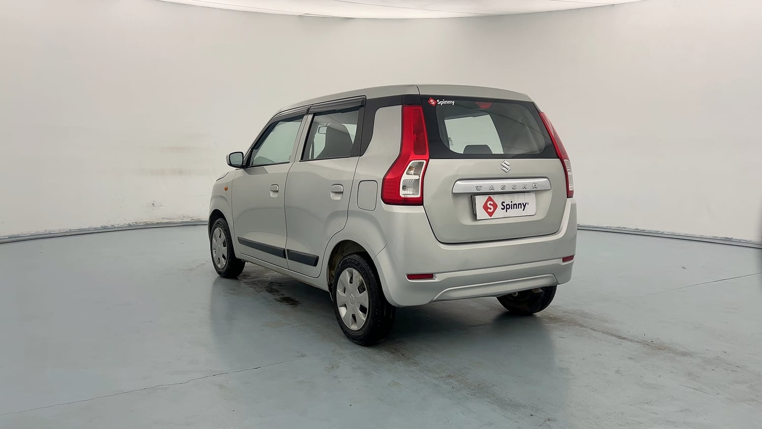 Used 2021 Maruti Suzuki Wagon R 1.0 VXi 1.0 Petrol Manual exterior LEFT REAR CORNER VIEW
