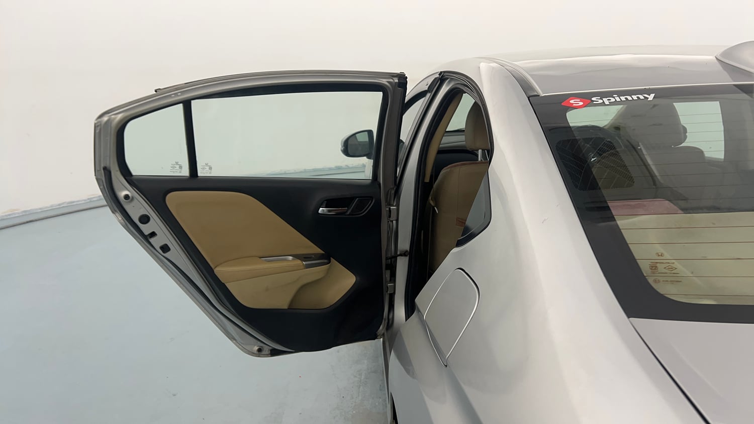 Used 2014 Honda City VX Petrol Manual interior LEFT REAR DOOR OPEN VIEW