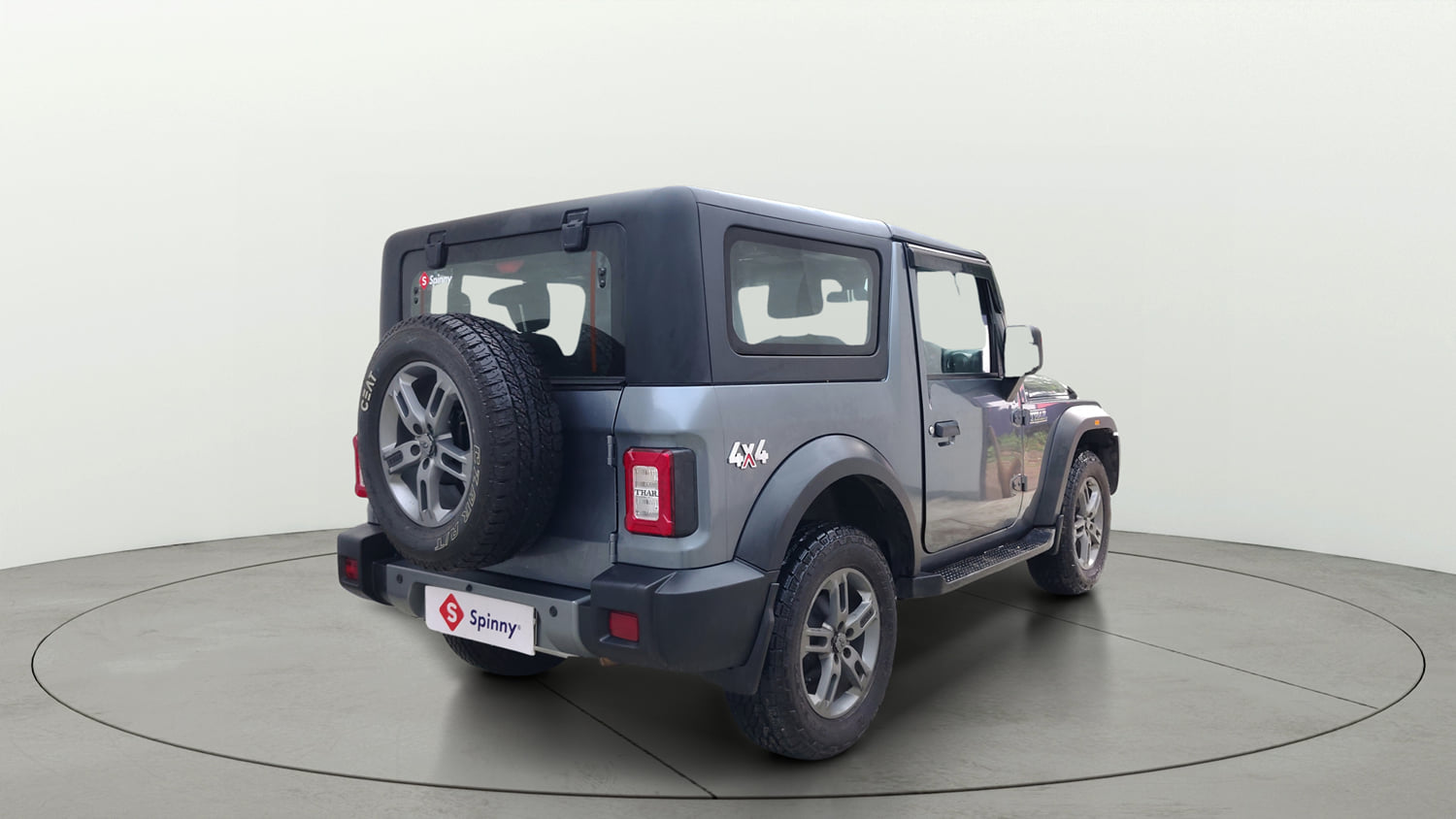 Used 2020 mahindra Thar LX Hard Top Petrol AT 4WD Petrol Automatic exterior RIGHT REAR CORNER VIEW