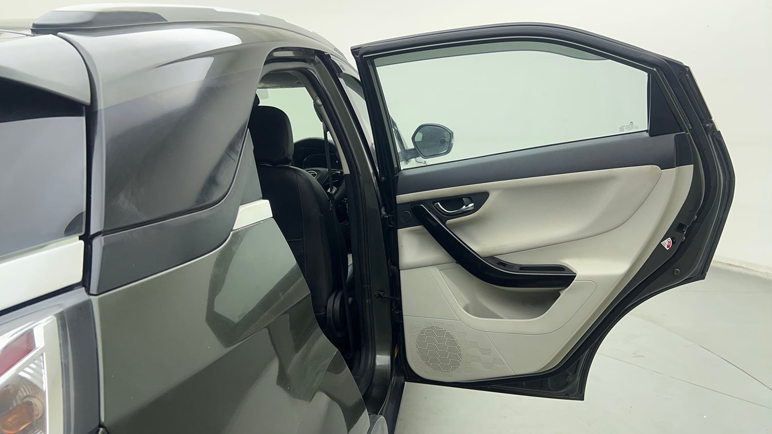 Used 2020 Tata Nexon XZ Petrol Manual interior RIGHT REAR DOOR OPEN VIEW